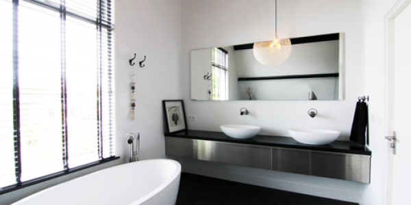 Arjen Reas Architecten - Bathroom Black And White