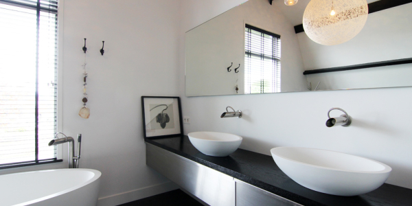 Arjen Reas Architecten - Bathroom Black And White